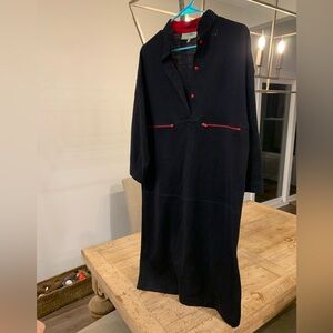 Vintage French Oversized Wool Dress
